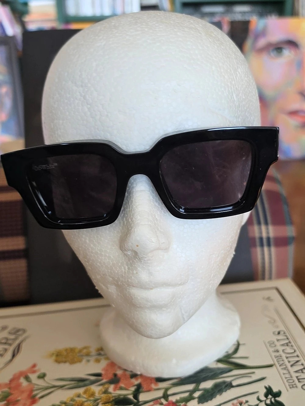Off-White Virgil OERI008 1007 Black Sunglasses